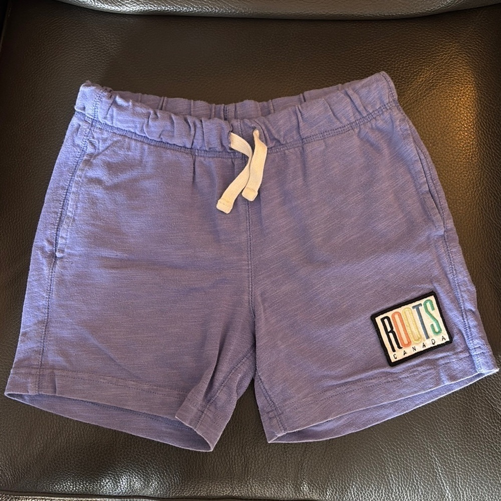 Roots Purple Cotton Casual Shorts Size 12